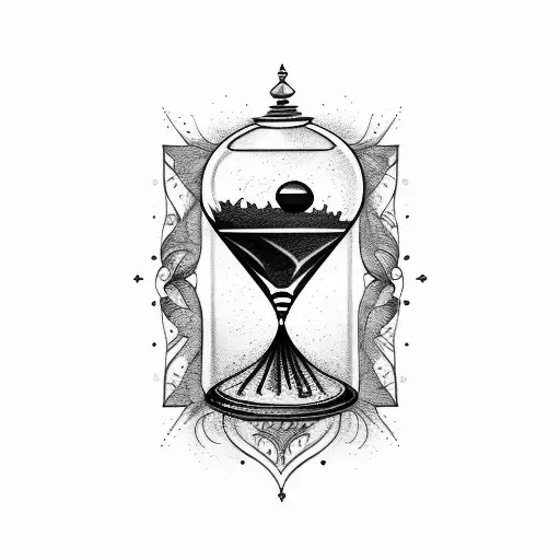 30 Broken Hourglass Tattoo Designs [2024 Inspiration Guide] | Hourglass  tattoo, Hourglass tattoo meaning, Tattoo designs men