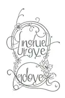 Words "Unrequited Love" tattoo design idea