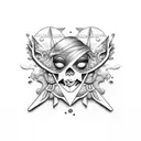 beach babes 4ever tattoo design idea
