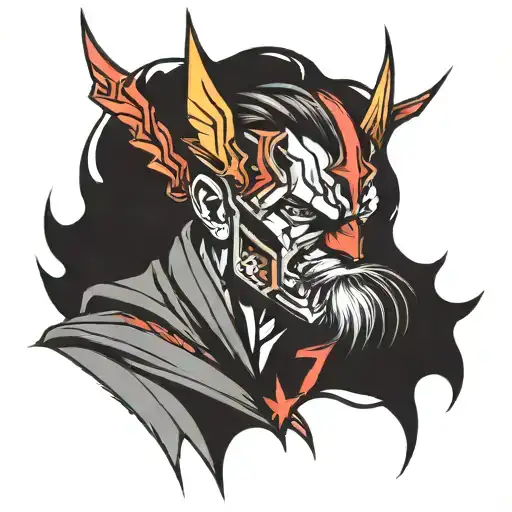 Super hero tattoo design idea