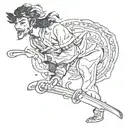 Sabr tattoo design idea