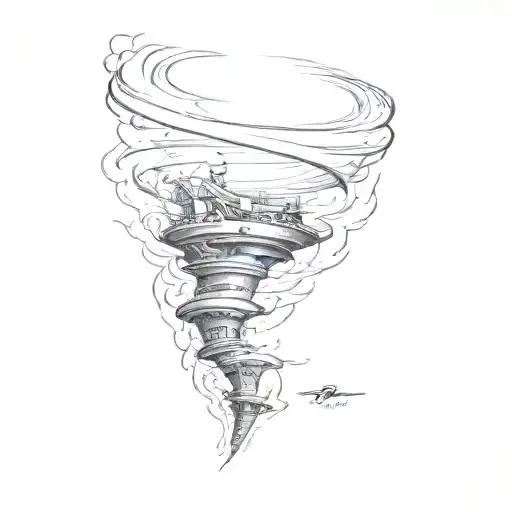 hurricane   tattoo design idea