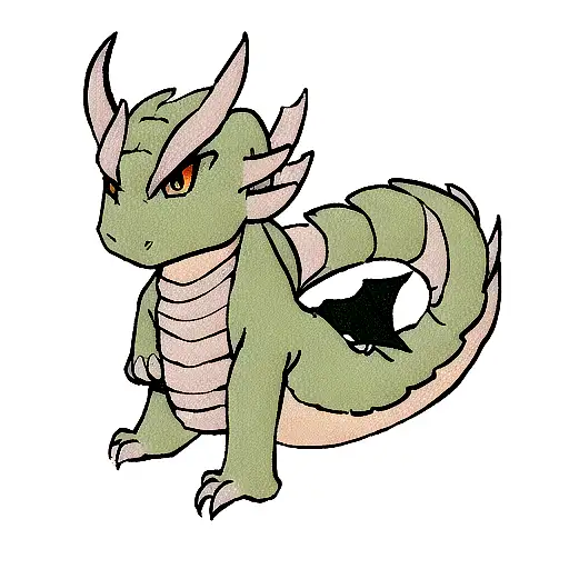 Dragon tattoo design idea