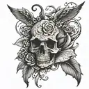 life goes on tattoo design idea