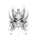 brick wall under skin tattoo design idea