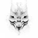 brick wall under skin tattoo design idea