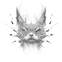 brick wall under skin tattoo design idea