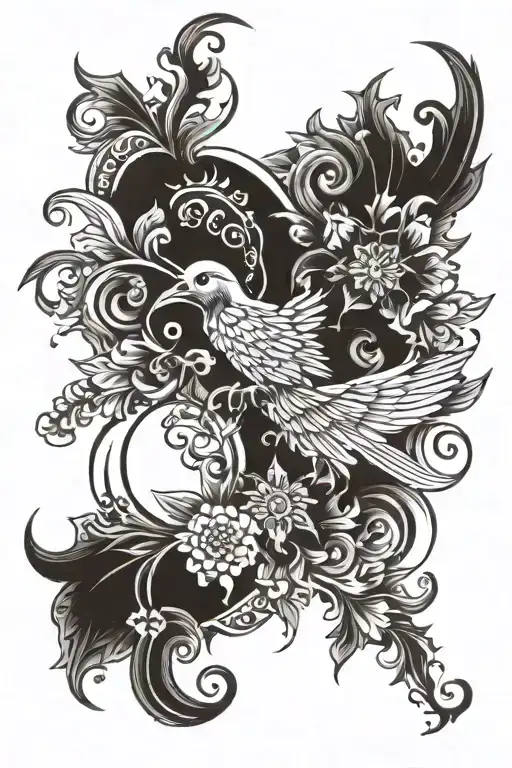 blessing tattoo design idea