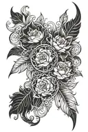 blessing tattoo design idea