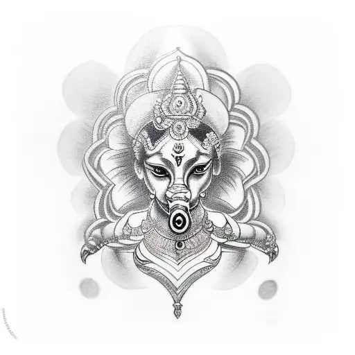 Lakshmi tattoo tattoo design idea