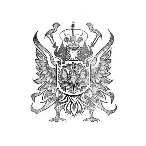 russia tattoo design idea