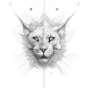 Create a simple yet powerful tattoo reflecting 'never give up' attitude tattoo design idea