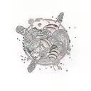 bread and salt  tattoo design idea