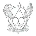 always harry potter tattoo design idea