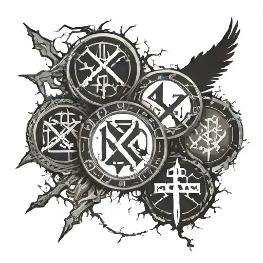 Runes the runes for the forearm tattoo design idea