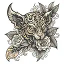 Savage tattoo design idea