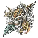 Savage tattoo design idea