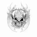 hades tattoo design idea