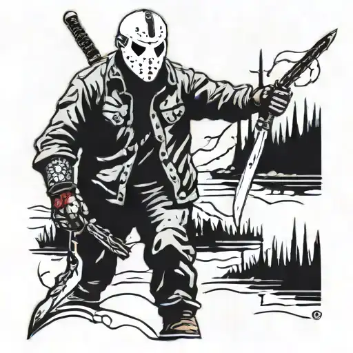 jason voorhees tattoo design idea