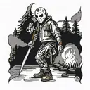 jason voorhees tattoo design idea