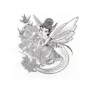 Tinkerbell  tattoo design idea