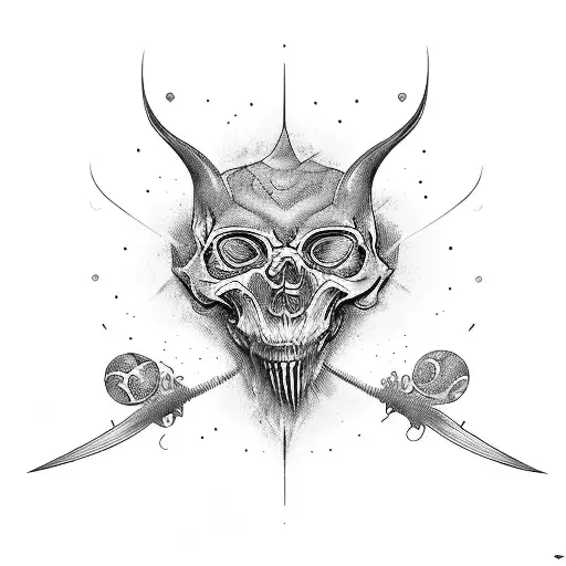 walk in the shadow of death tattoo design idea