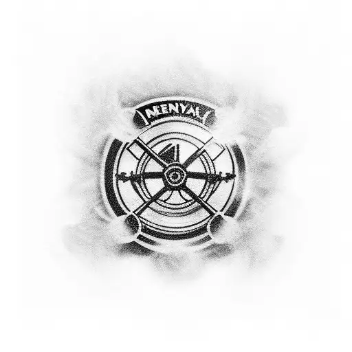 Arsenal FC Cannon tattoo design idea