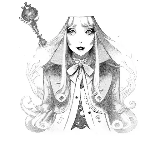 alice in wonderland   tattoo design idea