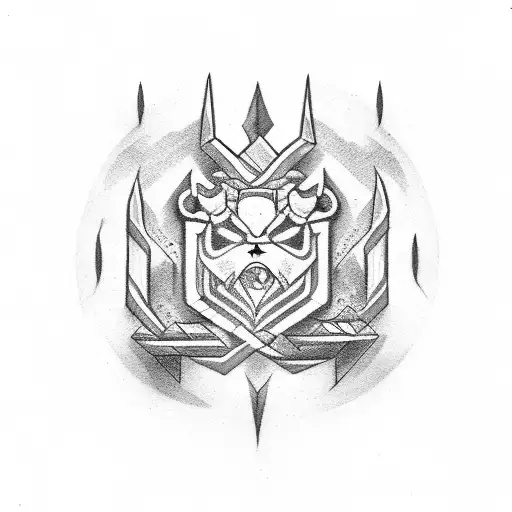 pendent of sacrifice tattoo design idea