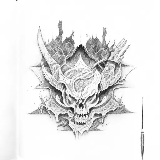 guts from beserk tattoo design idea