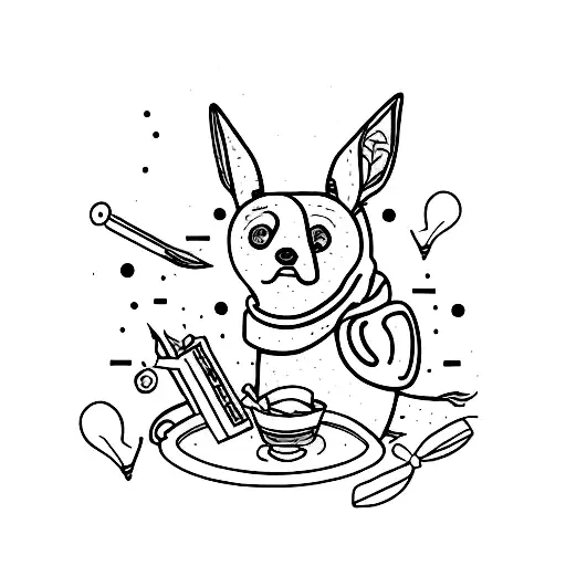 Querria que me hicieras un diseño para un tatuaje minimalista de mejores amigas , pequeño , que tenga de tematica un bar tattoo design idea