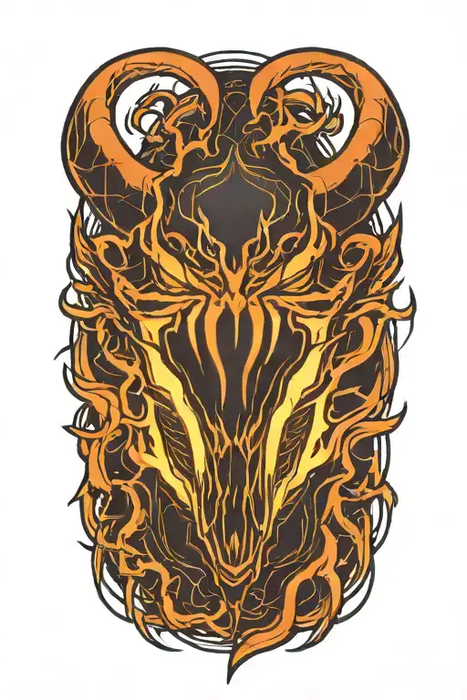 venom spider logo made out of lighting bolt shaped like tattoo design idea