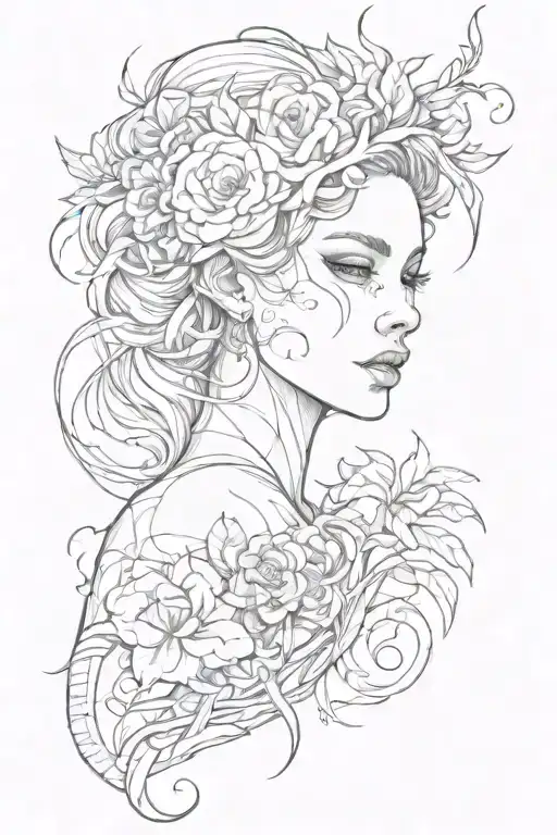 Erika tattoo design idea