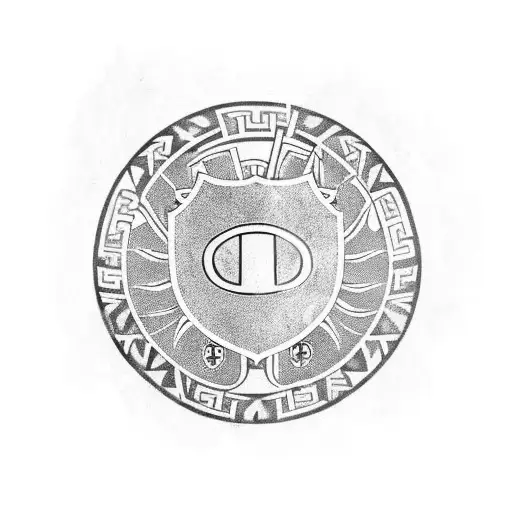 4-16 9-13 12-1 university of Miami oriente shield tattoo design idea