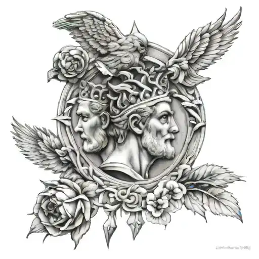the 4 cardinal virtues of stoicism tattoo tattoo design idea