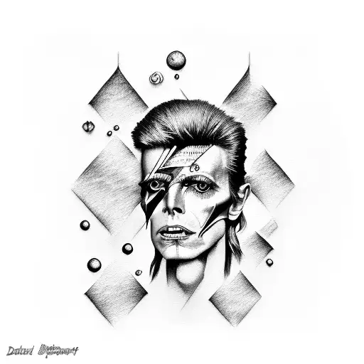 David Bowie tattoo design idea