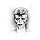 David Bowie tattoo design idea