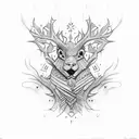 Erdtree tattoo design idea