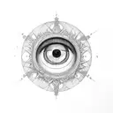 Third Eye tattoo design idea