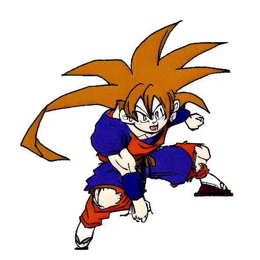 Goku tattoo design idea