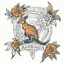 Australia 2035 tattoo design idea