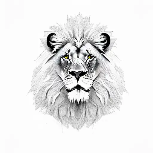 Lion Tattoo Drawing High-Quality - Drawing Skill