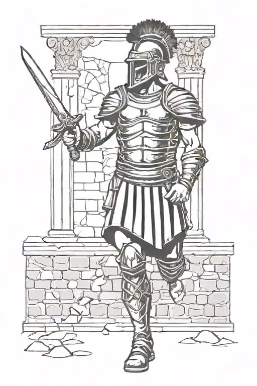 GLADIATOR tattoo design idea