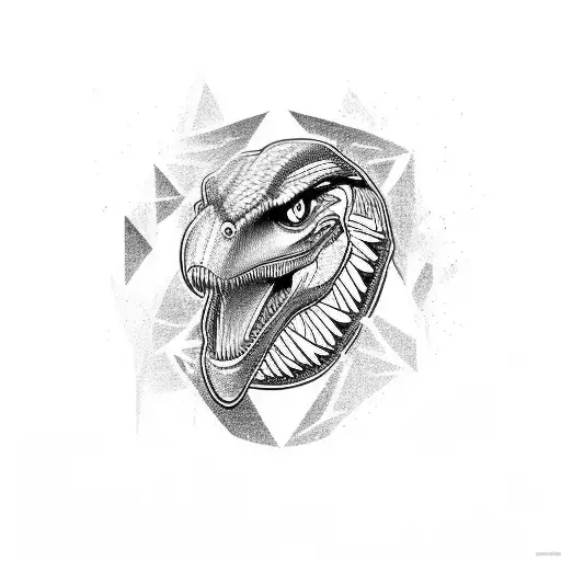raptor tattoo design idea