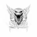 raptor tattoo design idea