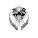 raptor tattoo design idea