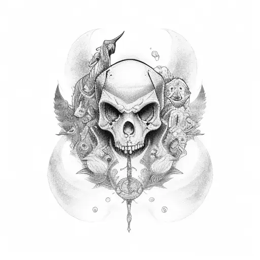legends never die tattoo design idea