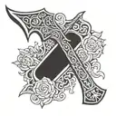 battleaxe tattoo design idea