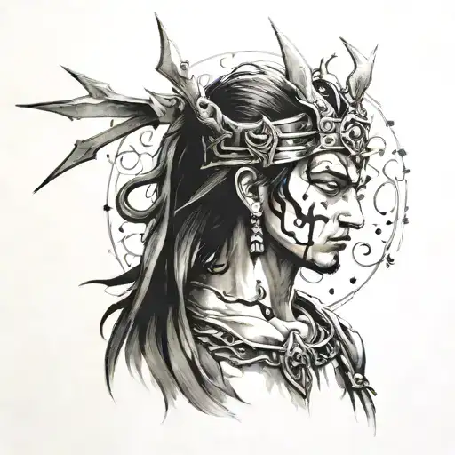 ashura tattoo design idea