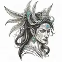 ashura tattoo design idea